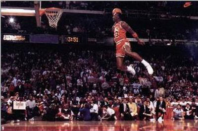 Michael Jordan in the Slam Dunk Contest