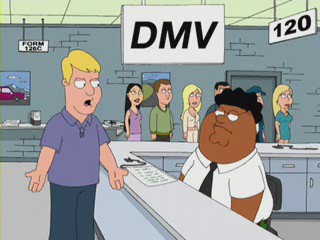 At the DMV